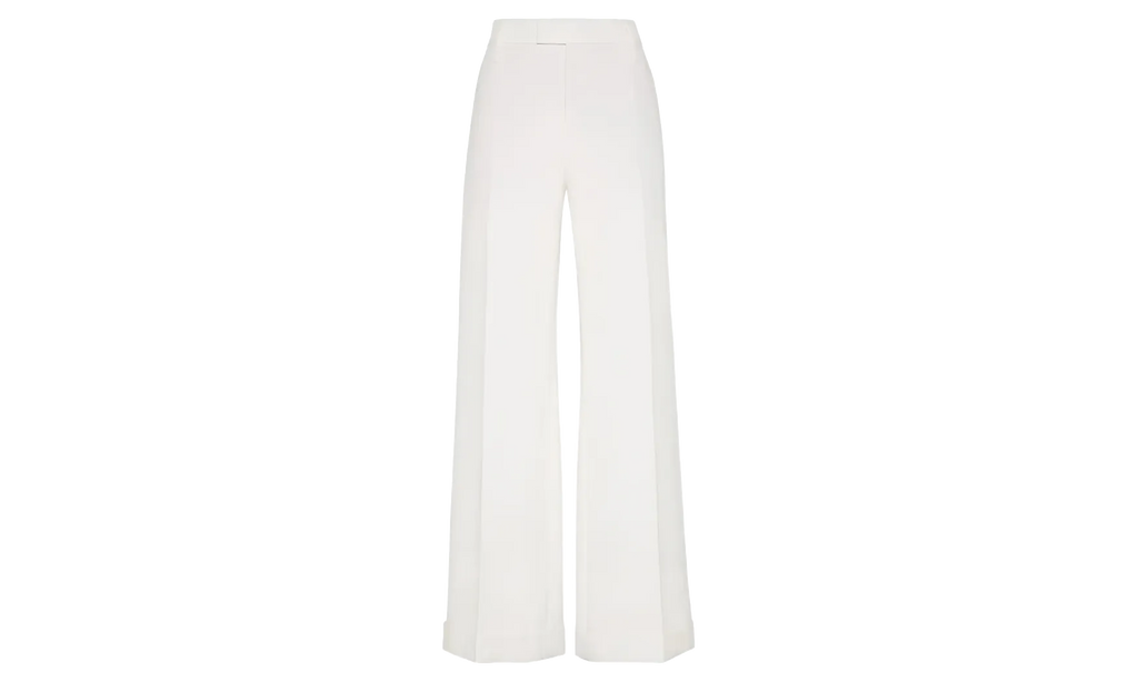 BRUNELLO CUCINELLI Wide Leg Trousers WMNS "Panna" BRUN1489
