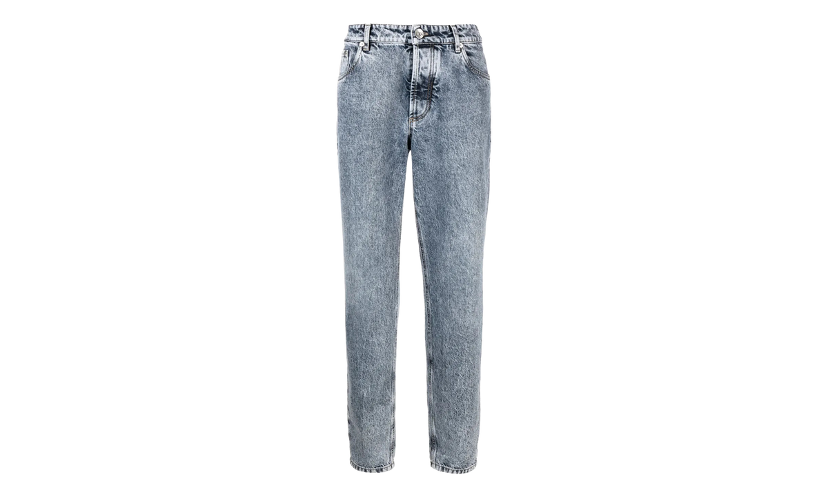BRUNELLO CUCINELLI Denim Trousers "Faded Blue" BRUN175