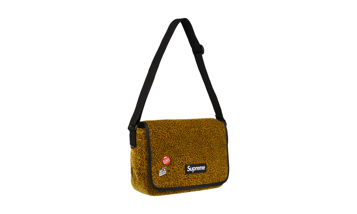 Supreme Velvet Small Messenger Bag "Tan Leopard" SU26345