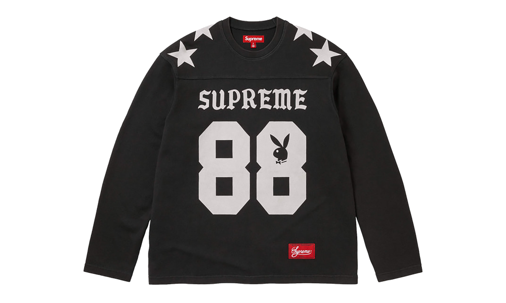 Supreme Playboy® L/S Football Top "SS26 - Black" SU27098