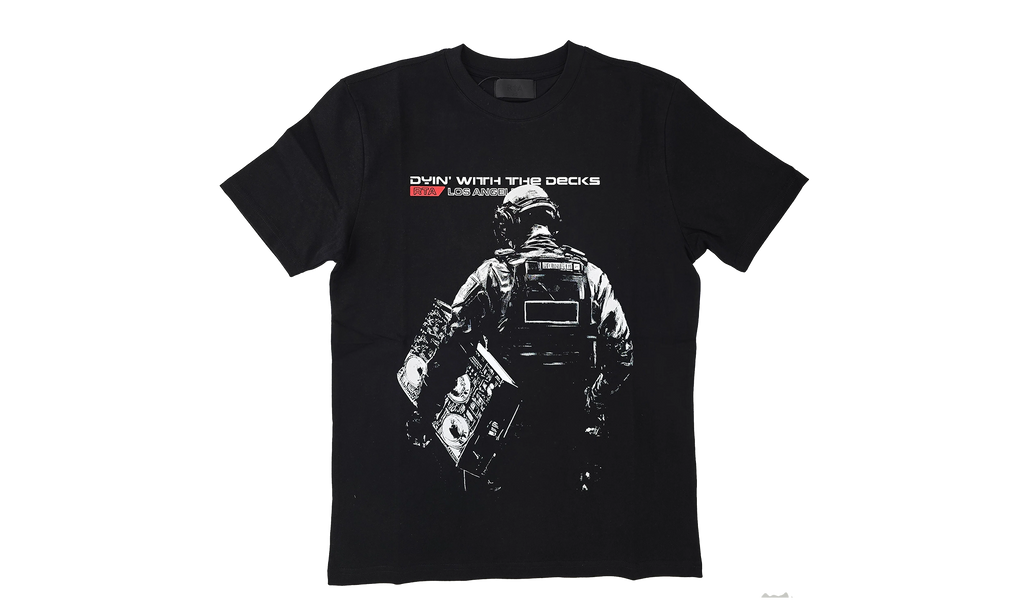 Rta Liam Deck T-Shirt "Black" T1192BLKDE