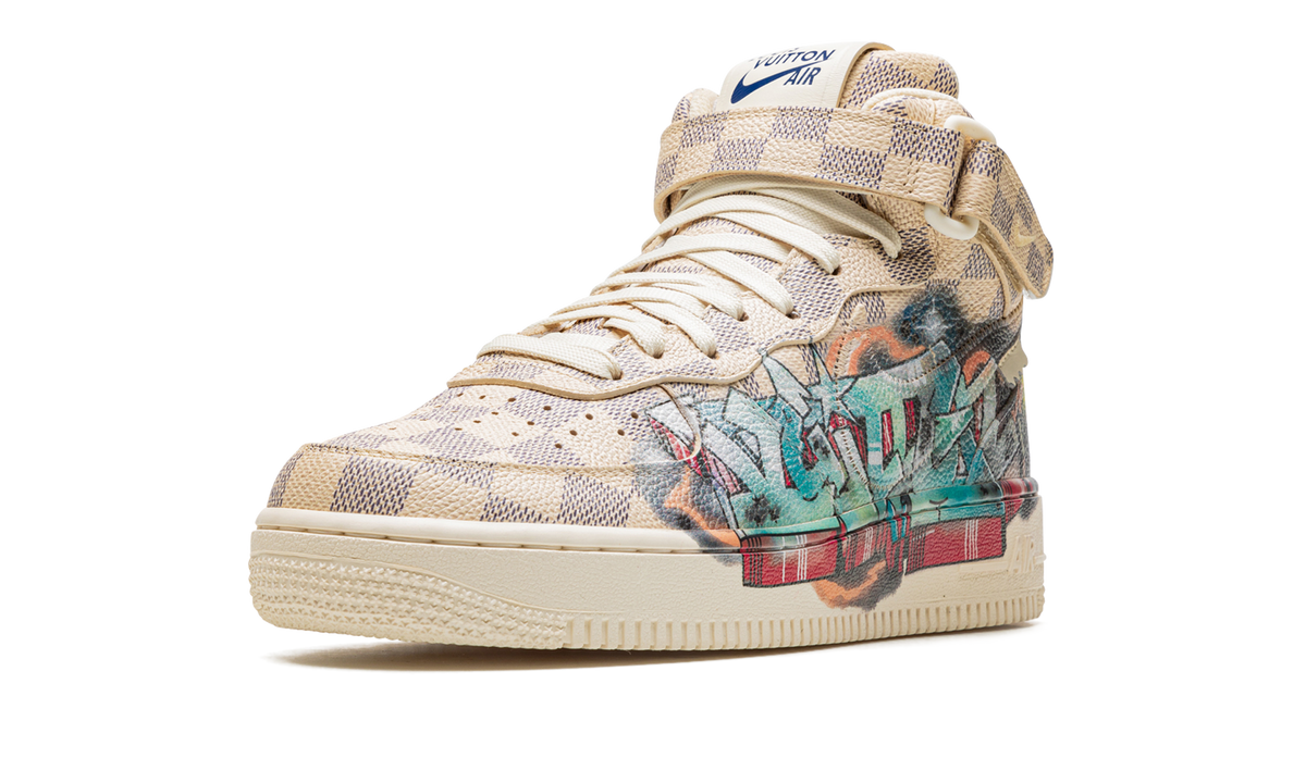 Nike Louis Vuitton Air Force 1 Mid "Virgil Abloh - Graffiti" 1A9VE0
