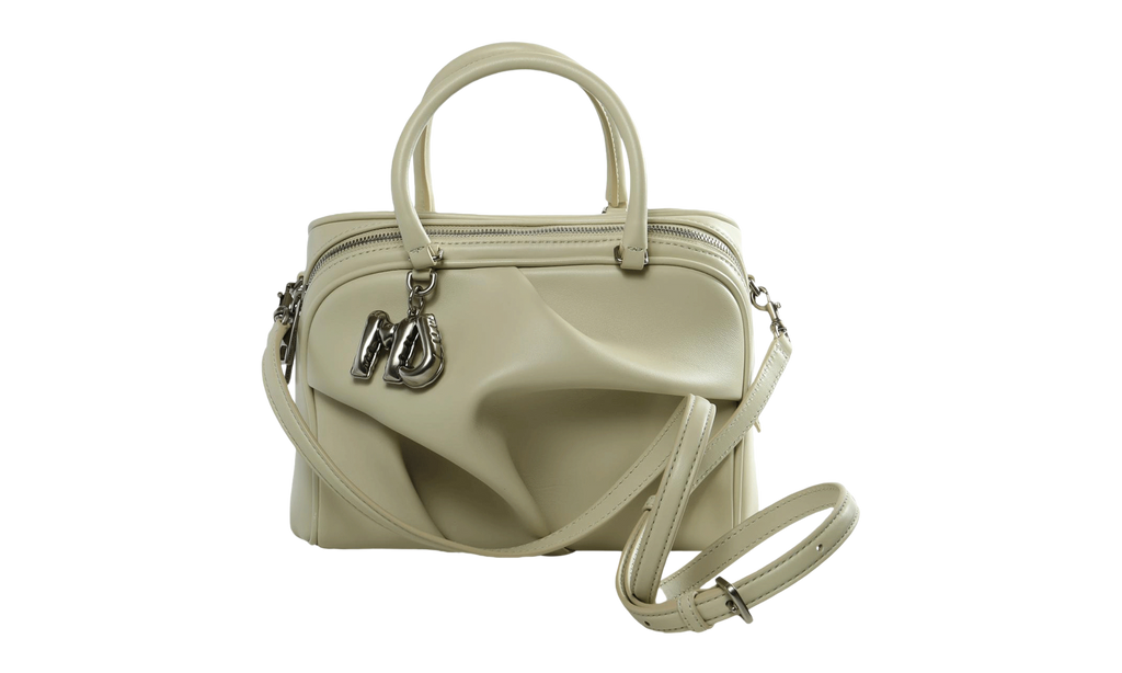 Marc Jacobs Small Bauletto Wave Bag "BONE" 2S6HSC014H01-115
