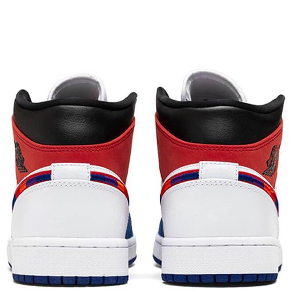 Air Jordan 1 Mid SE - White/University Red/Rush Blue/Black