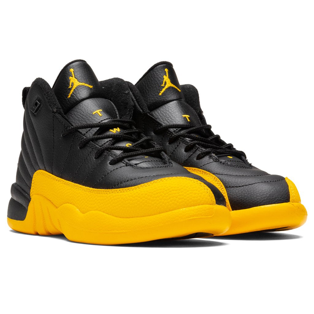Releases Air Jordan 12 Retro (PS) - Black/University Gold