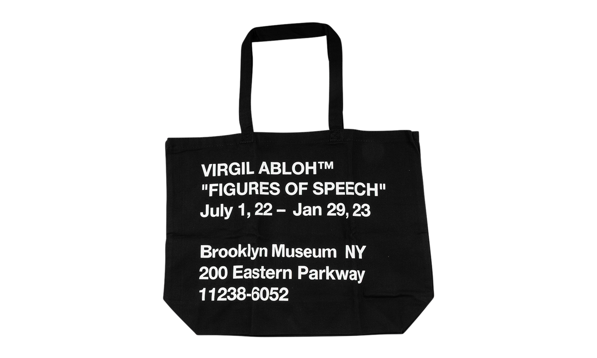 BROOKLYN MUSEUM FIGURES OF SPEECH TOTE BAG "Jan 22- Jan29 - Black" NIKEOW004