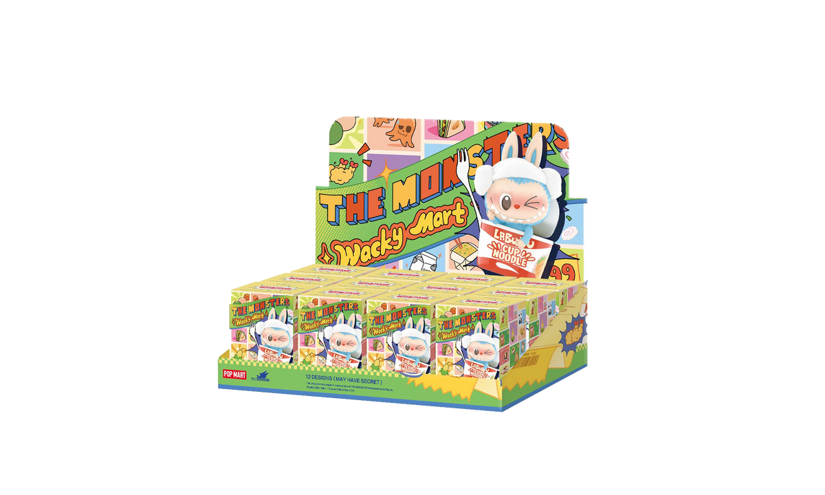 Pop Mart Labubu The Monsters Wacky Mart Series "Figure Sealed Case (12 Blind Box)" LAB08