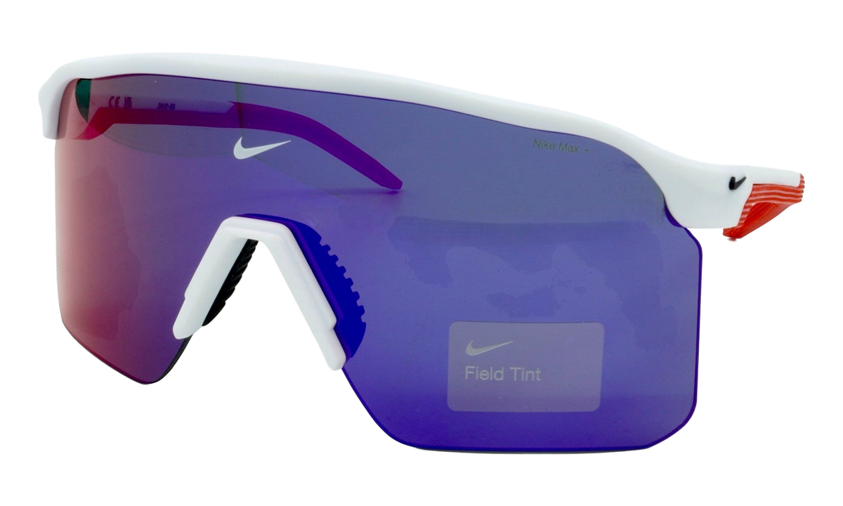 Nike Expedition Shield Team Sunglasses "White / Red / Field Tint" IH0899 100