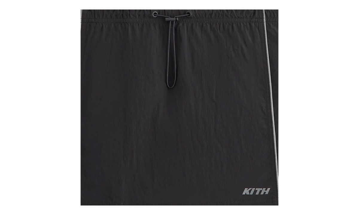Lowen Nylon Track Skirt "Black" KITH57