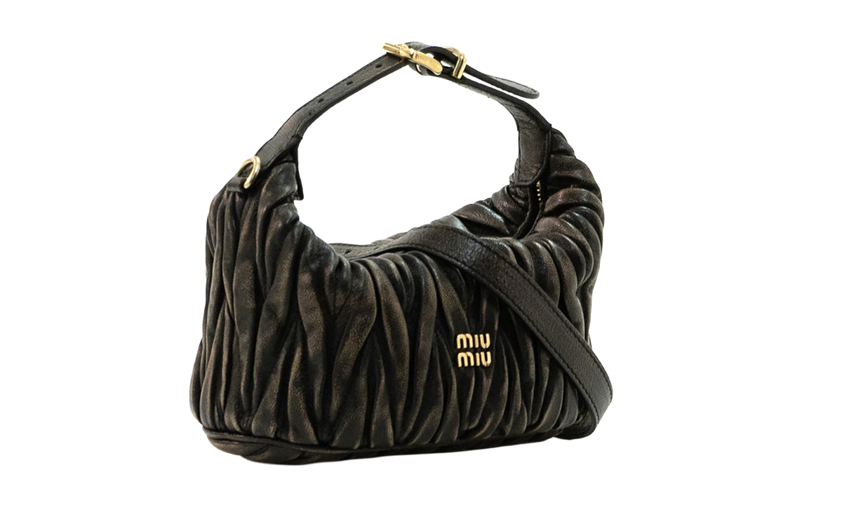 Miu Miu Matelasse Nappa Leather Handbag WMNS "Caffe" 5BP100 AF6Q F0201