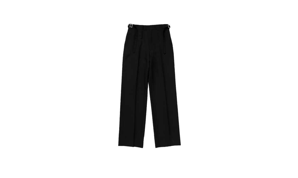 Alexander Mcqueen Wide Leg Trousers "Black" 842958QUAAE1000