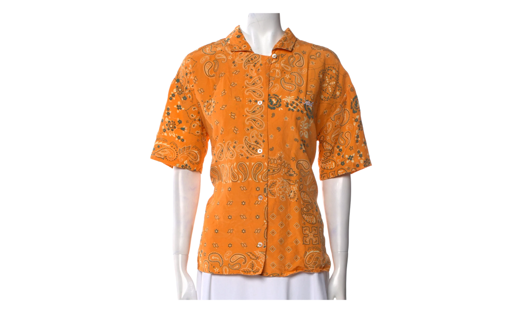 Elena Kith Paisley Shirt WMNS "Dark Orange" KHW030299 812