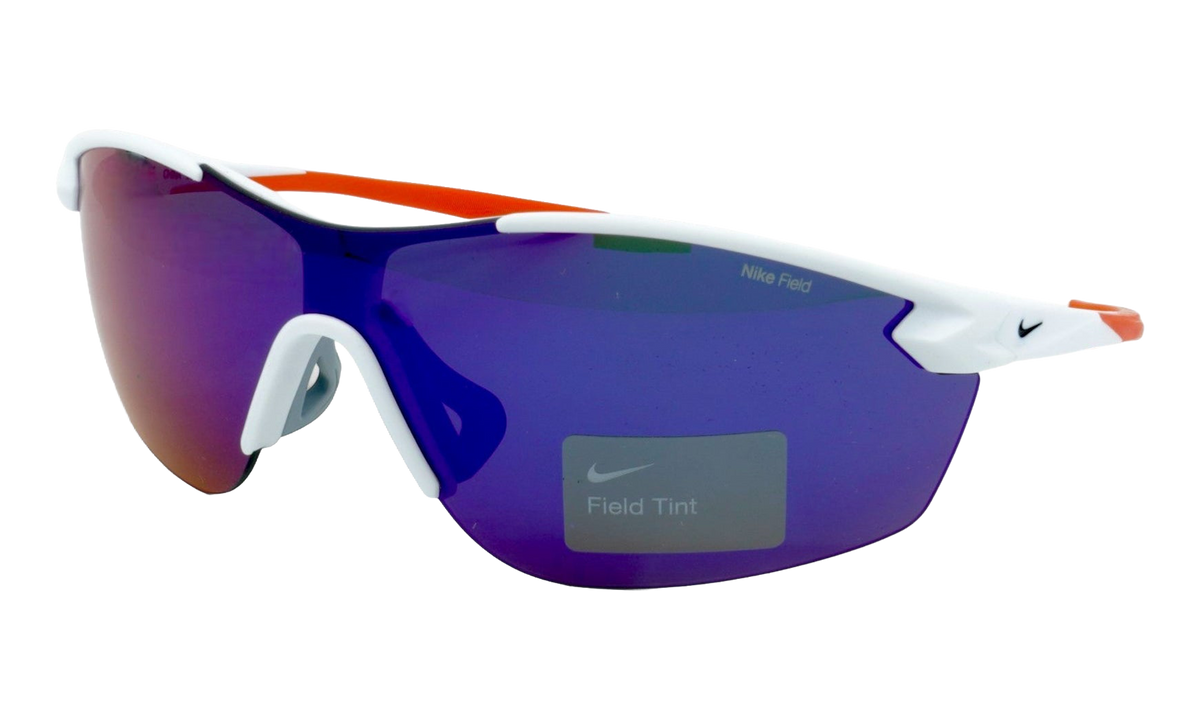 Nike Victory Elite Team Sunglasses "Matte White / Team Orange / Field Tint" FZ9301 101