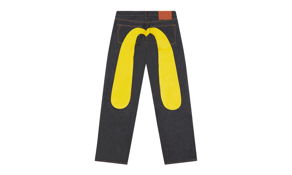 EVISU Daicock Print Denim "Yellow" 2EAECM2JE99600CT