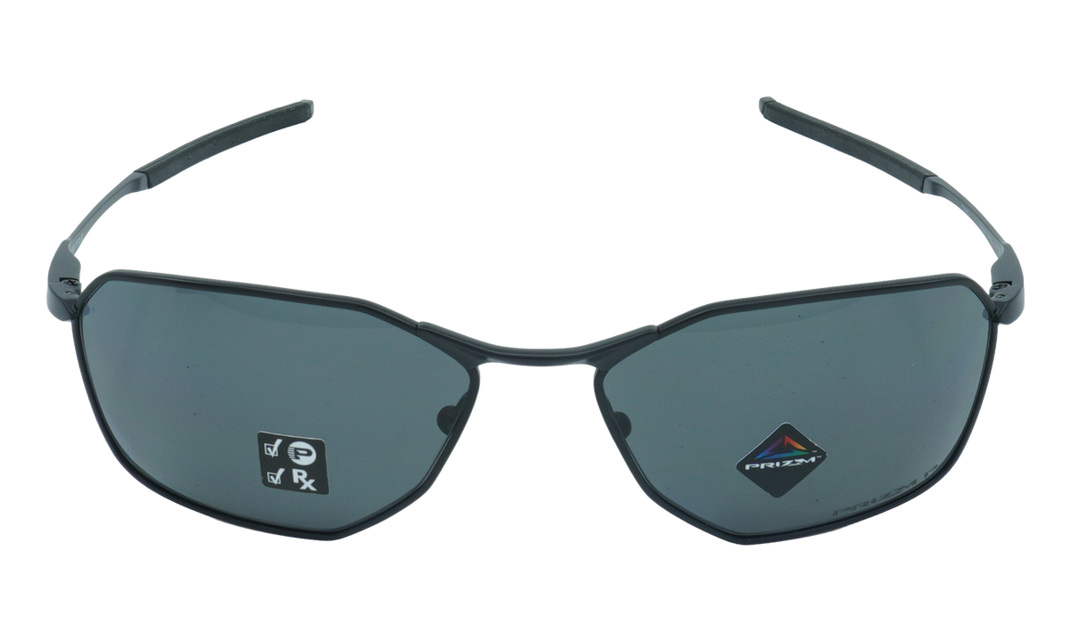 Oakley Savitar Polarized Sunglasses "Satin Black / PRIZM Grey Polarized" OO6047 07