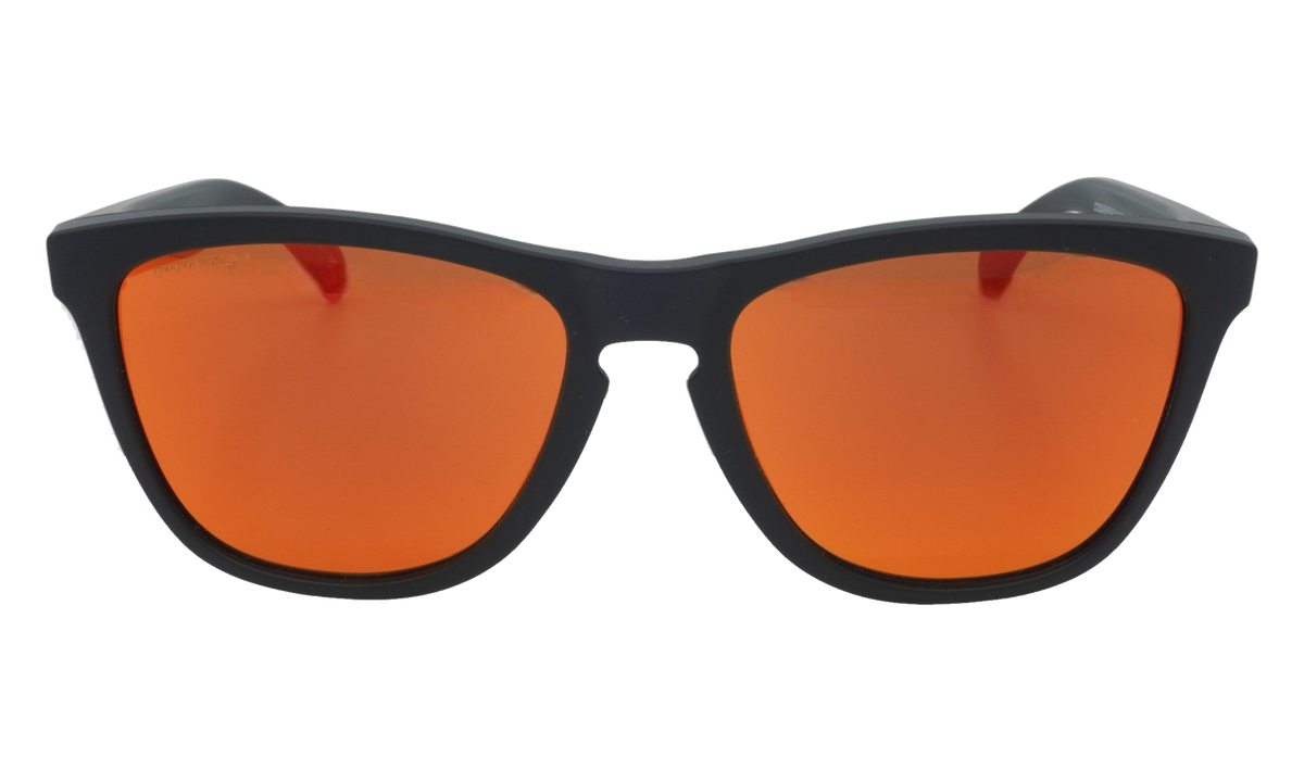 Oakley (Asian Fit) Frogskins Sunglasses "Matte Black / PRIZM Ruby" OO9245 63