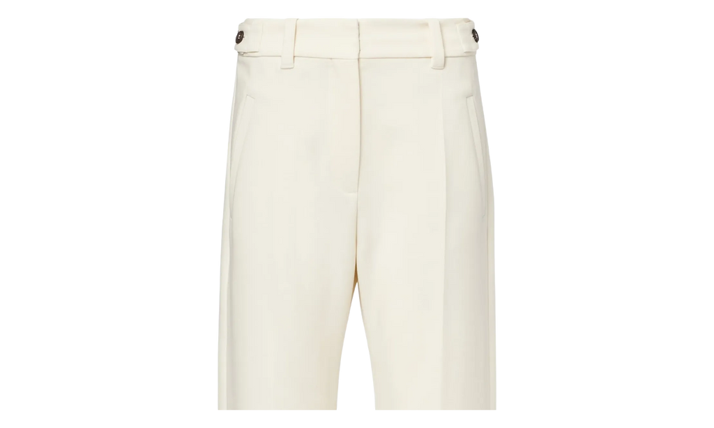 BRUNELLO CUCINELLI High-Waisted Tailored Trousers WMNS "White" BRUN363