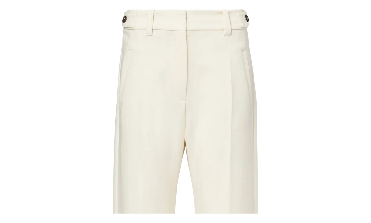 BRUNELLO CUCINELLI High-Waisted Tailored Trousers WMNS "White" BRUN363