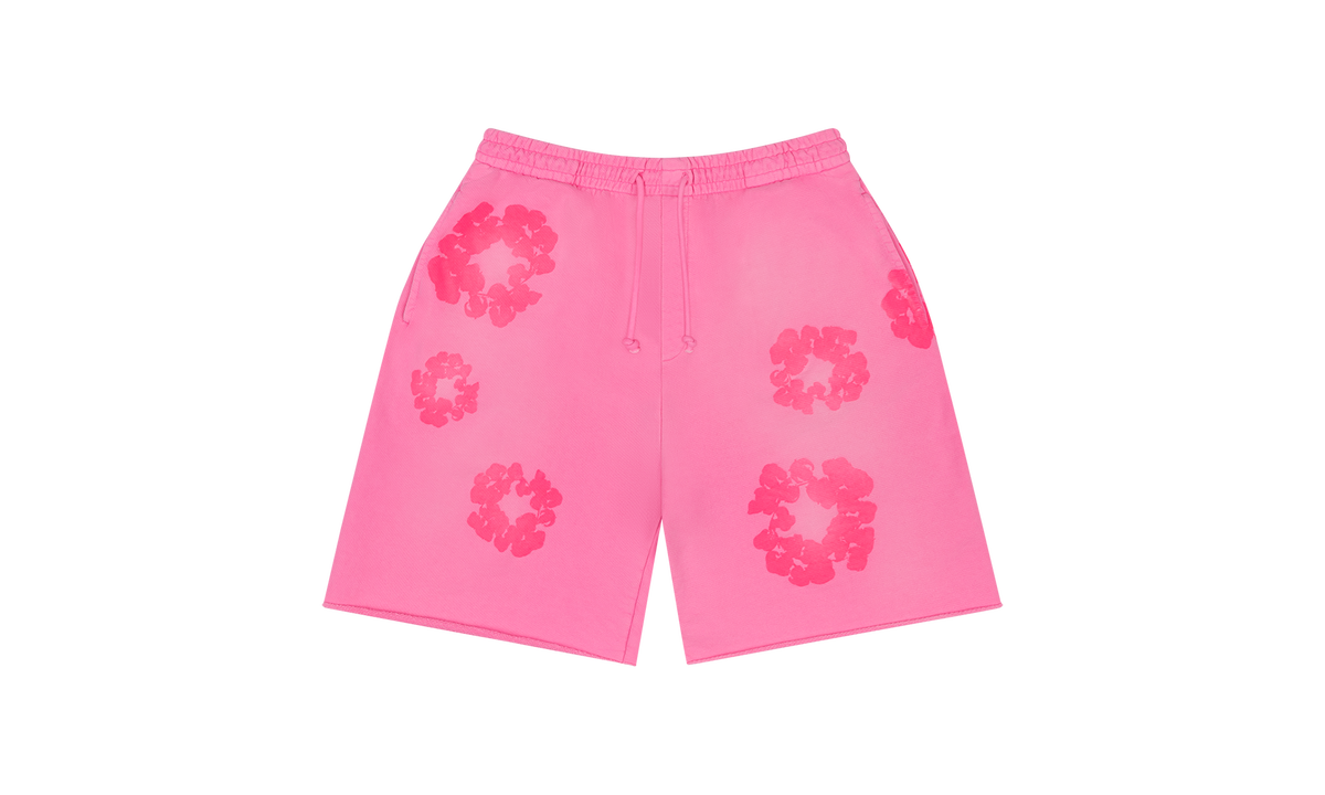 Denim Tears Mono Cotton Wreath Sweat Shorts "Pink" DT109