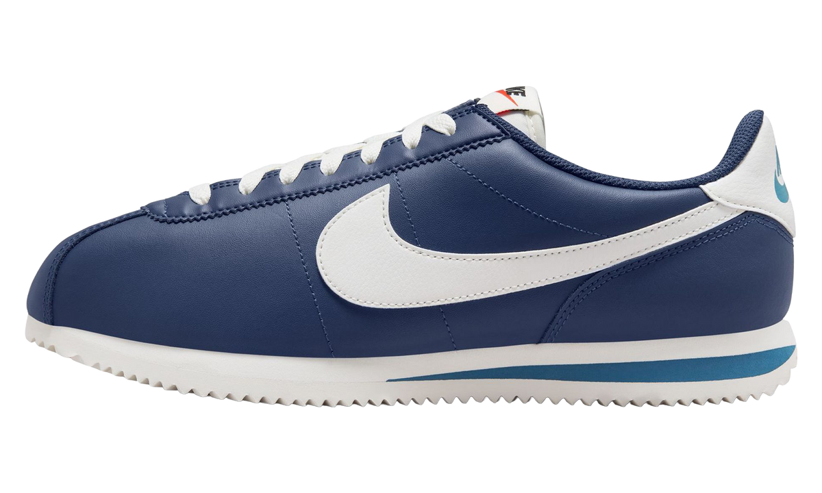 Nike Cortez Leather "Midnight Navy Football Grey" DM4044 401