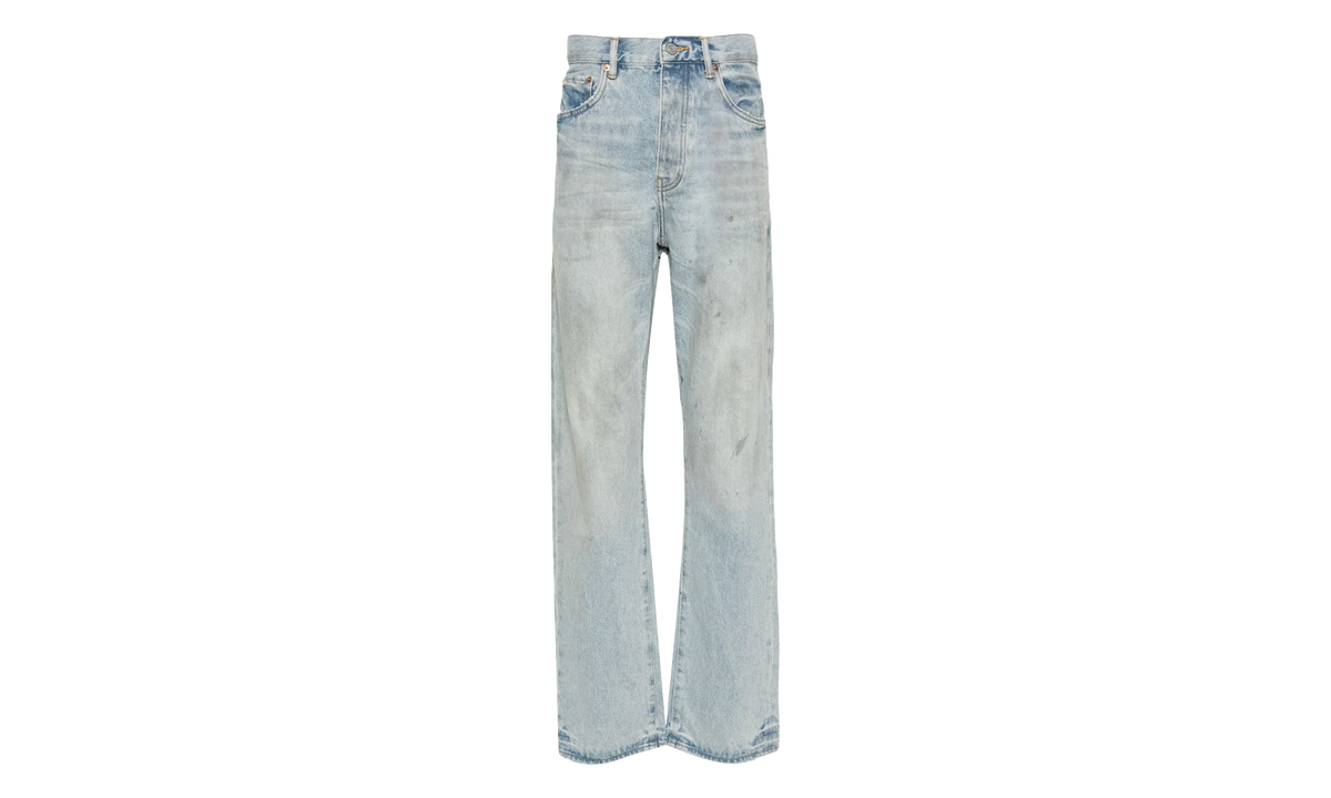 Purple Brand Mechanic Dirty Jeans "Light Indigo" P011 MCDL124