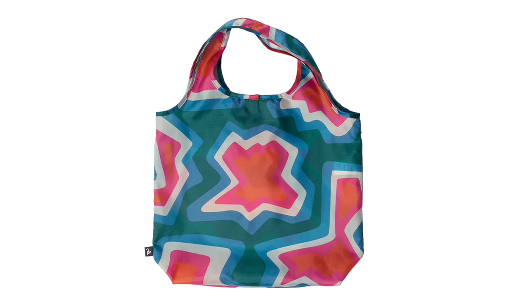 By Parra Gem Stones Foldable Shopping Bag "Pink / Multicolor" 55467