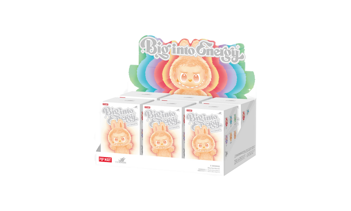 Pop Mart Labubu The Monsters Big into Energy Series "Vinyl Plush Sealed Case (6 Blind Boxes)" LAB04