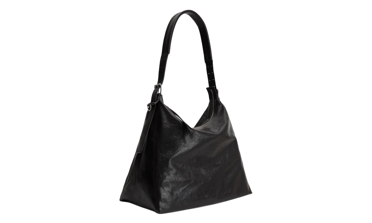 Lemaire Unisex Belted Hobo Bag "DARK CHOCOLATE" BG0189 LL0108 BR490