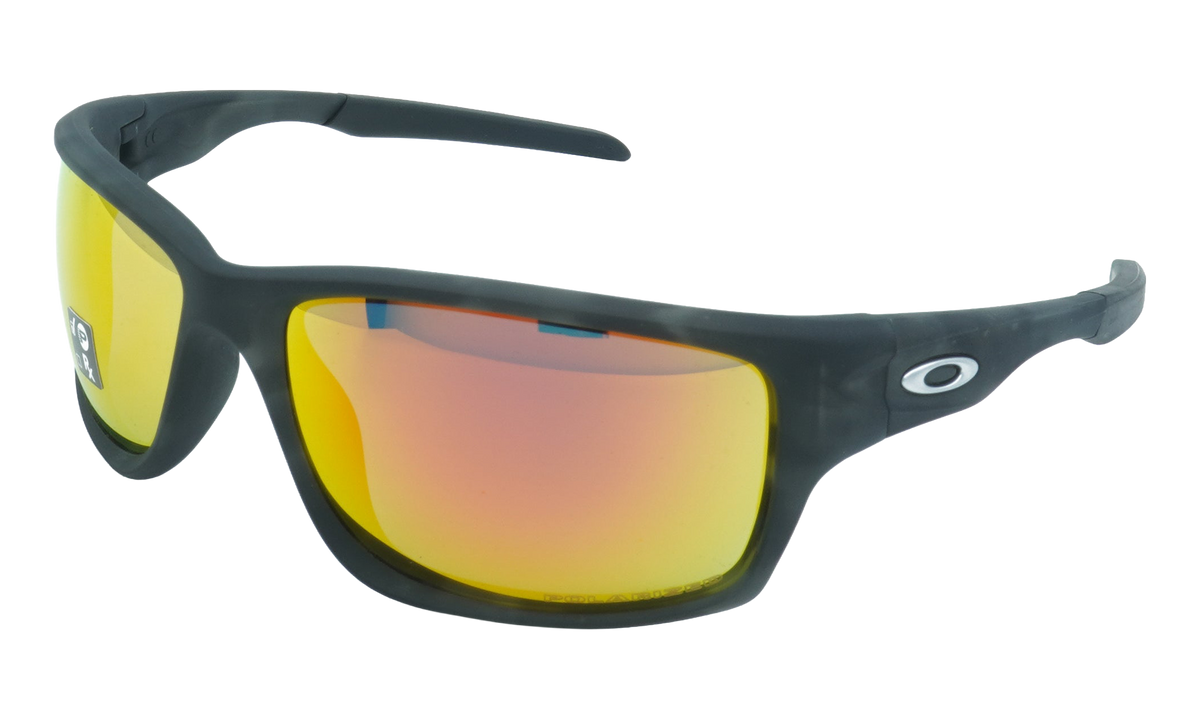 Oakley Canteen Polarized Sunglasses "Matte Black Tortoise / Ruby Iridium Polarized" OO9225 15