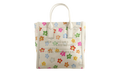 Marc Jacobs Medium Tote Wild Daisy Canvas Standard Supply Bag "White" 4P6HTT019H02 101