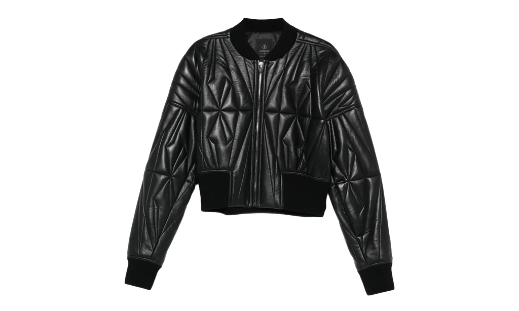 Moncler Rick Owens Woven Geocamo Cropped Jacket WMNS "Black" MON45