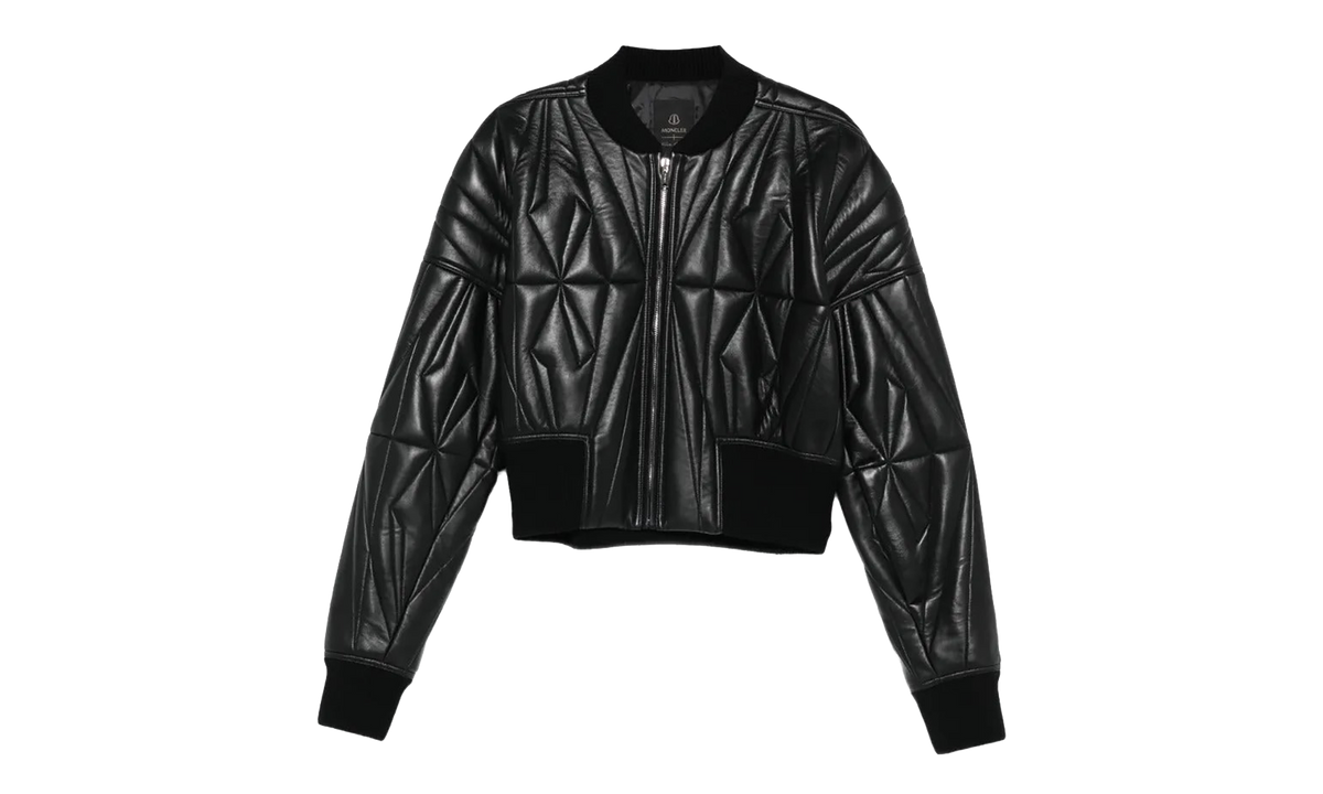 Moncler Rick Owens Woven Geocamo Cropped Jacket WMNS "Black" MON45
