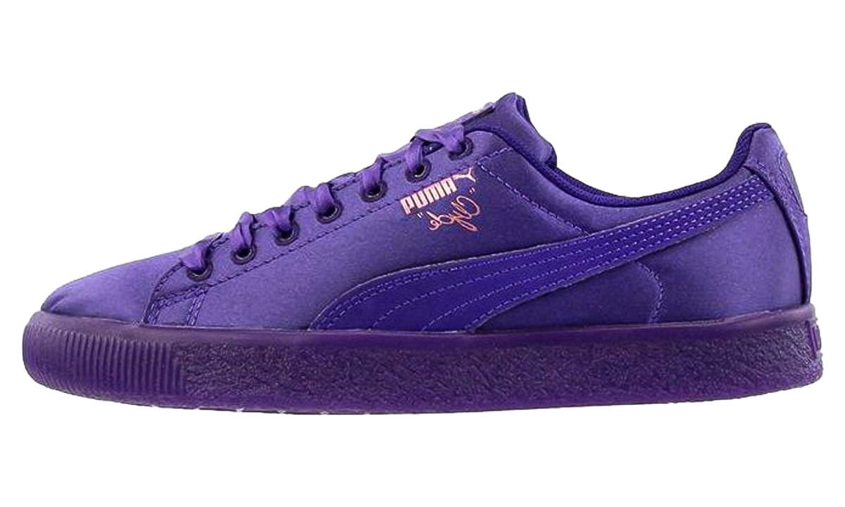 PUMA Clyde Satin GS "Violet Indigo" 367496 01