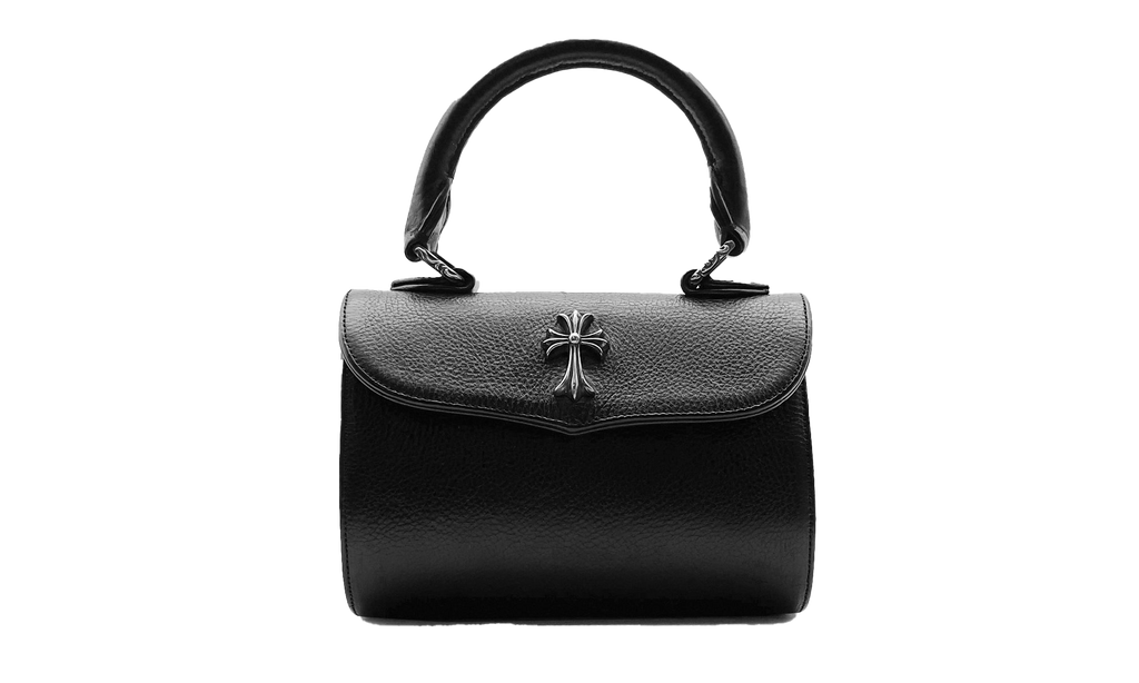 Chrome Hearts Doc Adams Silver Cross Handbag "Black" CHRM0433