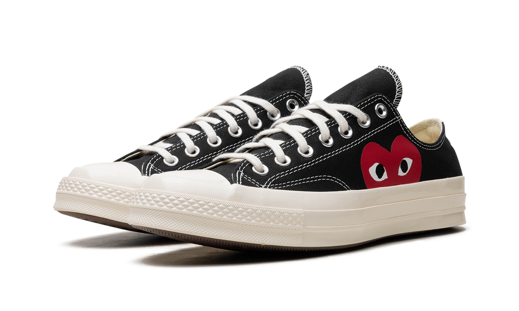 Converse Chuck 70 Ox "Comme Des Garçons PLAY / Half Heart Black" 150206C