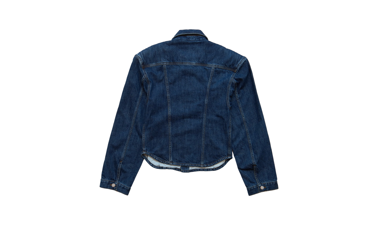 Martine Rose Extreme Shoulder Denim Jacket "Blue" 251WD08514