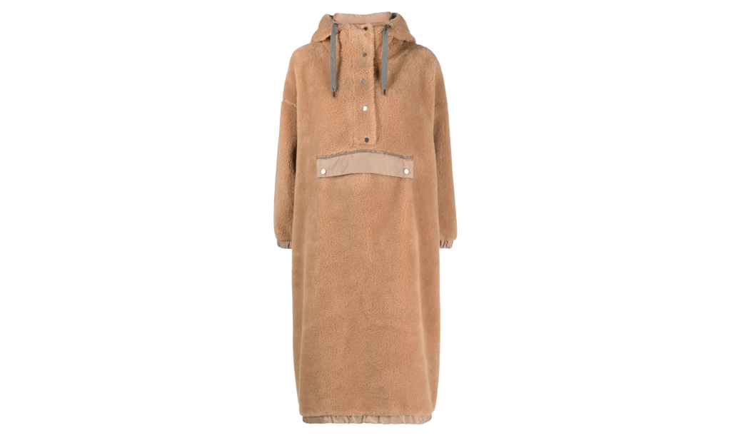 Brunello Cucinelli Hooded Shearling Coat WMNS "Camel" BRUN824