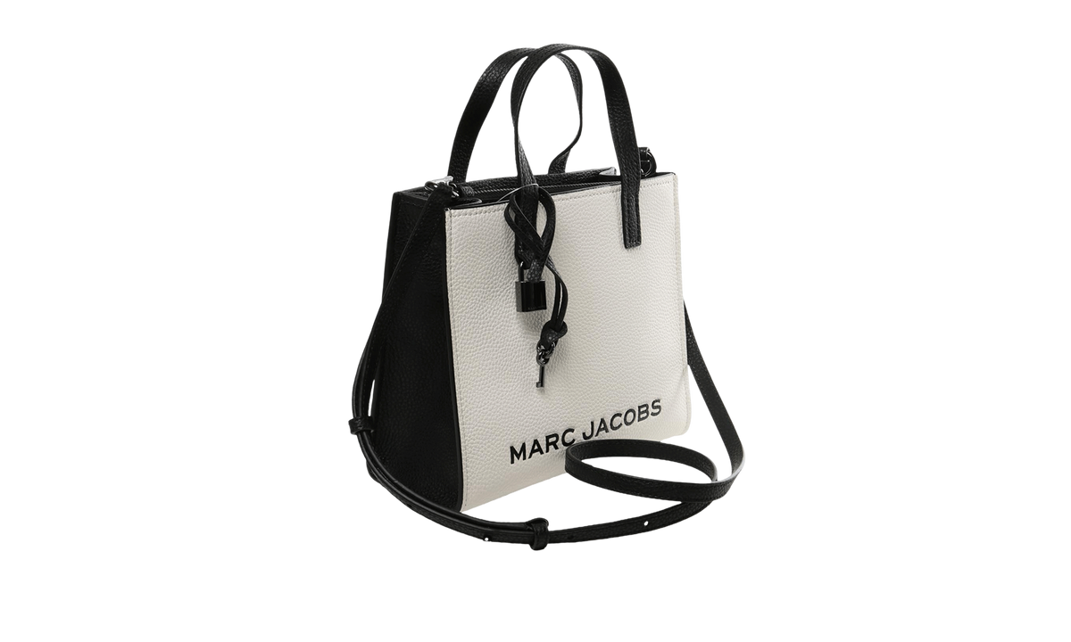 Marc Jacobs Bi Color Bold Mini Grind Bag "Black / White" 4P4HTT003H01 005