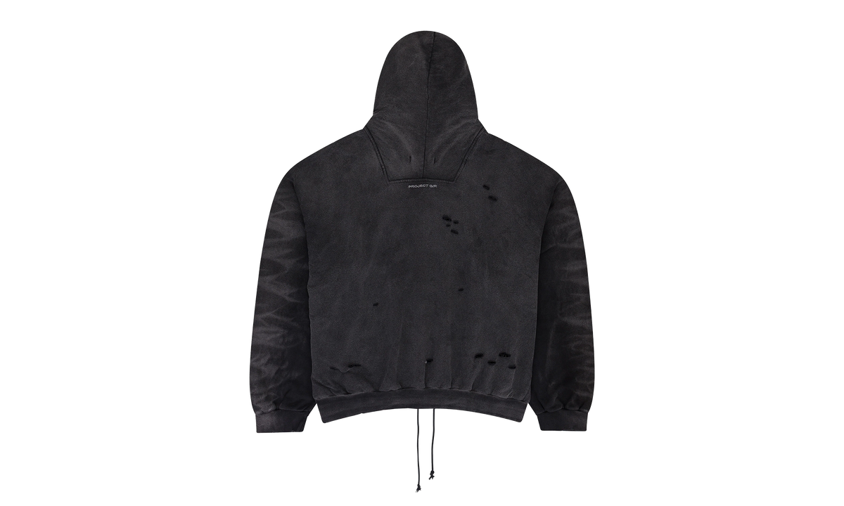 Project G/R MIXED PRINTED VINTAGE HOODIE "Black" PGR XHDS 0007