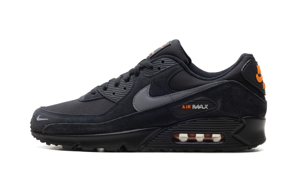 Nike Air Max 90 "Black Metallic Cool Grey Orange" DO6706 010