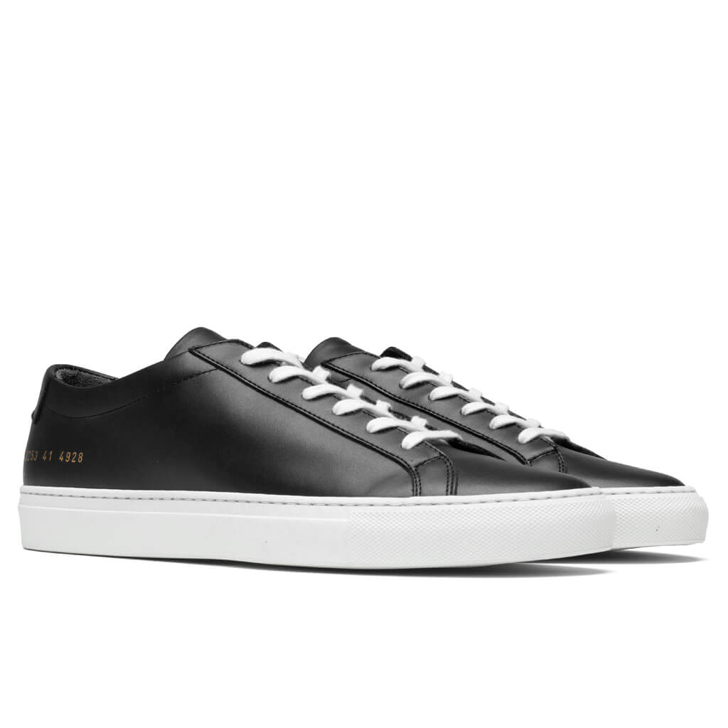 Common Projects Achilles Low White Sole - Black