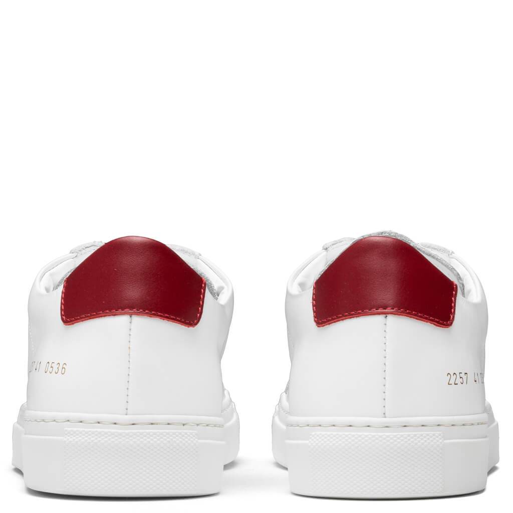 Common Projects 2257 Retro Low - White/Red
