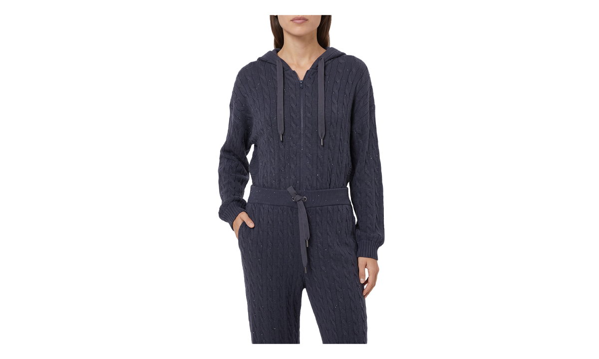 Brunello Cucinelli Cable Knit Trousers WMNS "Night Sky" BRUN1314