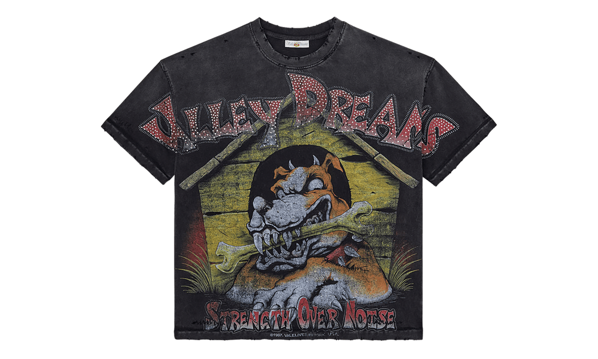 Vale Doghouse Bling T-Shirt "Black" VAL198