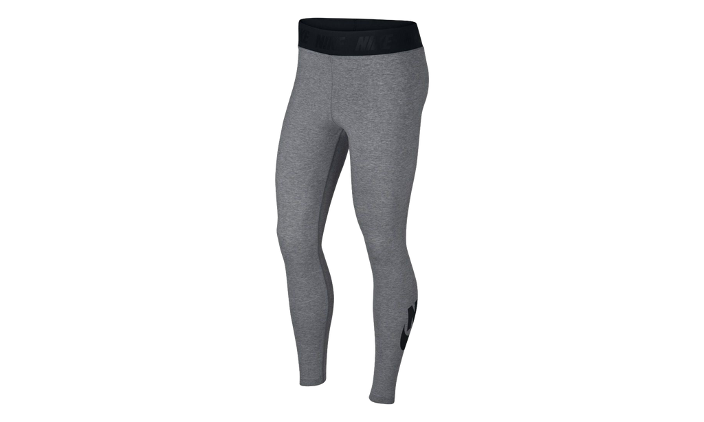 Nike Sportswear Leg-A-See High-Rise Leggings WMNS "Carbon Heather / Black" 933346 091