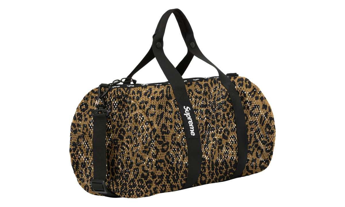 Supreme Mesh Duffle Bag "SS23 - Leopard" SU25935