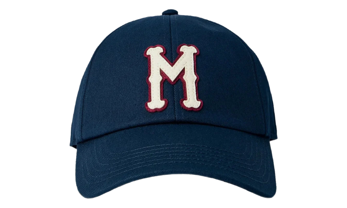 MONCLER Cotton Gabardine Baseball Cap "Navy Blue" MON93
