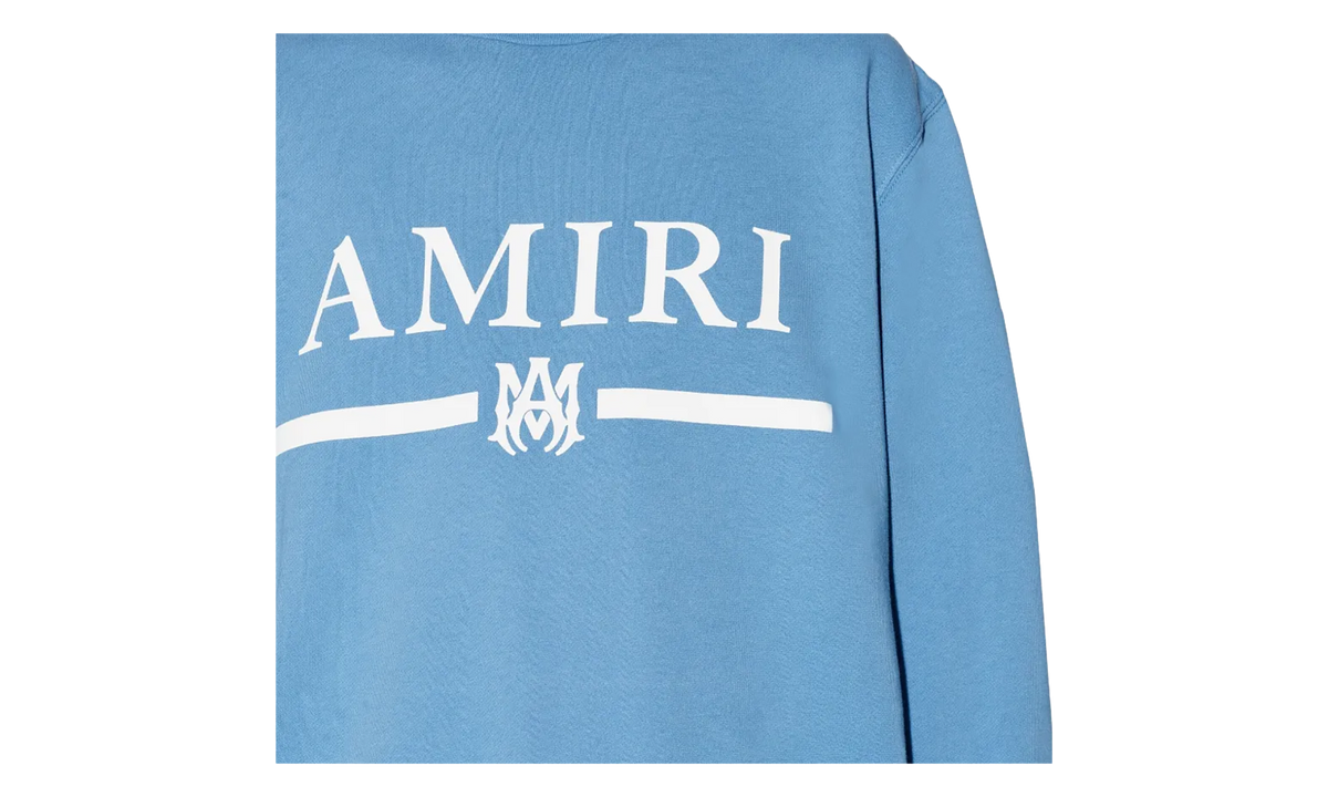 Amiri MA Bar Logo Sweater "Carolina Blue / White" PS23MJL003 450