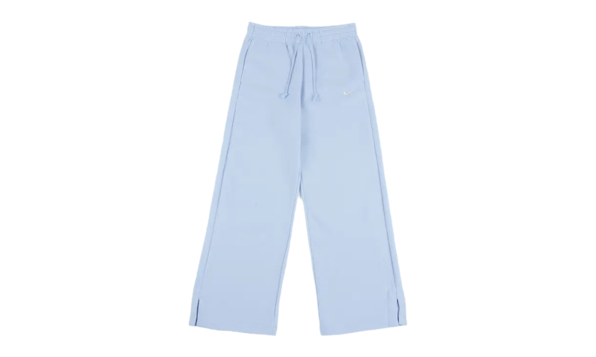 Nike Sportswear Phoenix Fleece High-Waisted Wide-Leg Trousers WMNS "Hydrogen Blue / Sail" IH1011 407