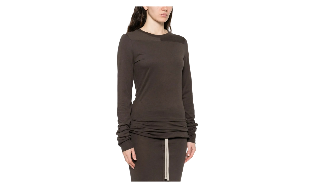 Moncler Rick Owens Knitted Girder Long-Sleeve T-shirt WMNS "Dark Dust" MON42